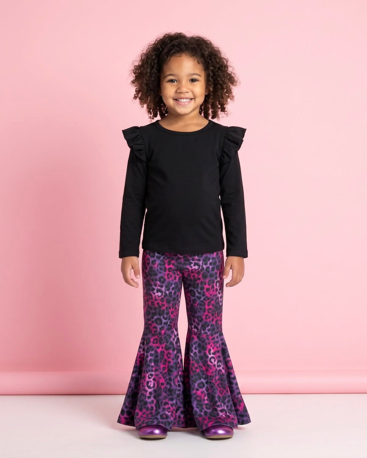 Child wearing Jungle Glam two-piece pant set