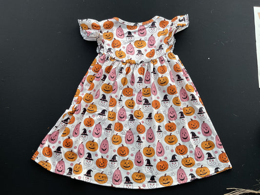 Pumpkin Ruffle Dress
