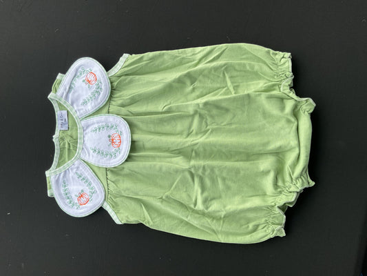 Sage Pumpkin Embroidered Bubble