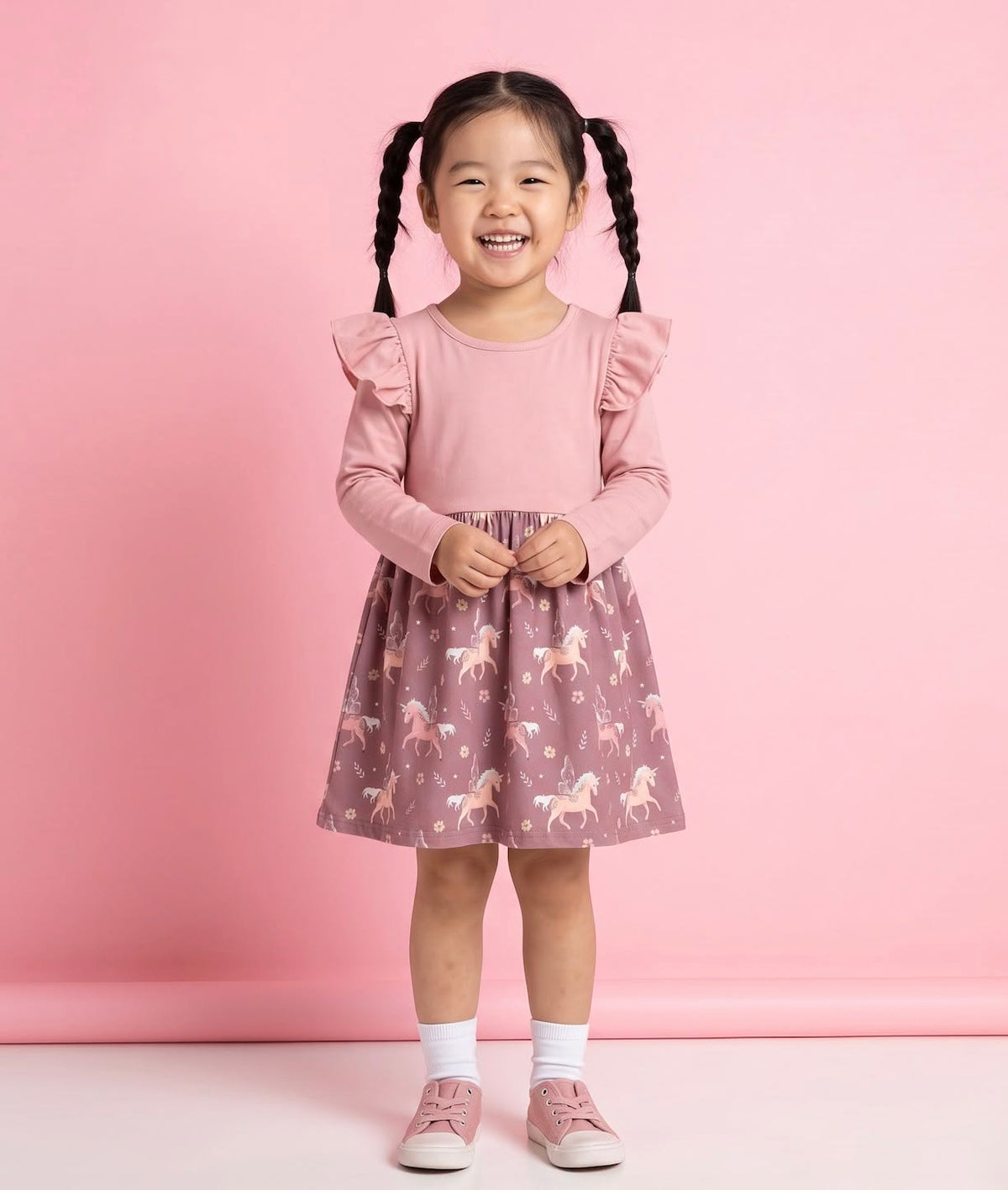 Pete + Lucy Wild Spirit dress on model