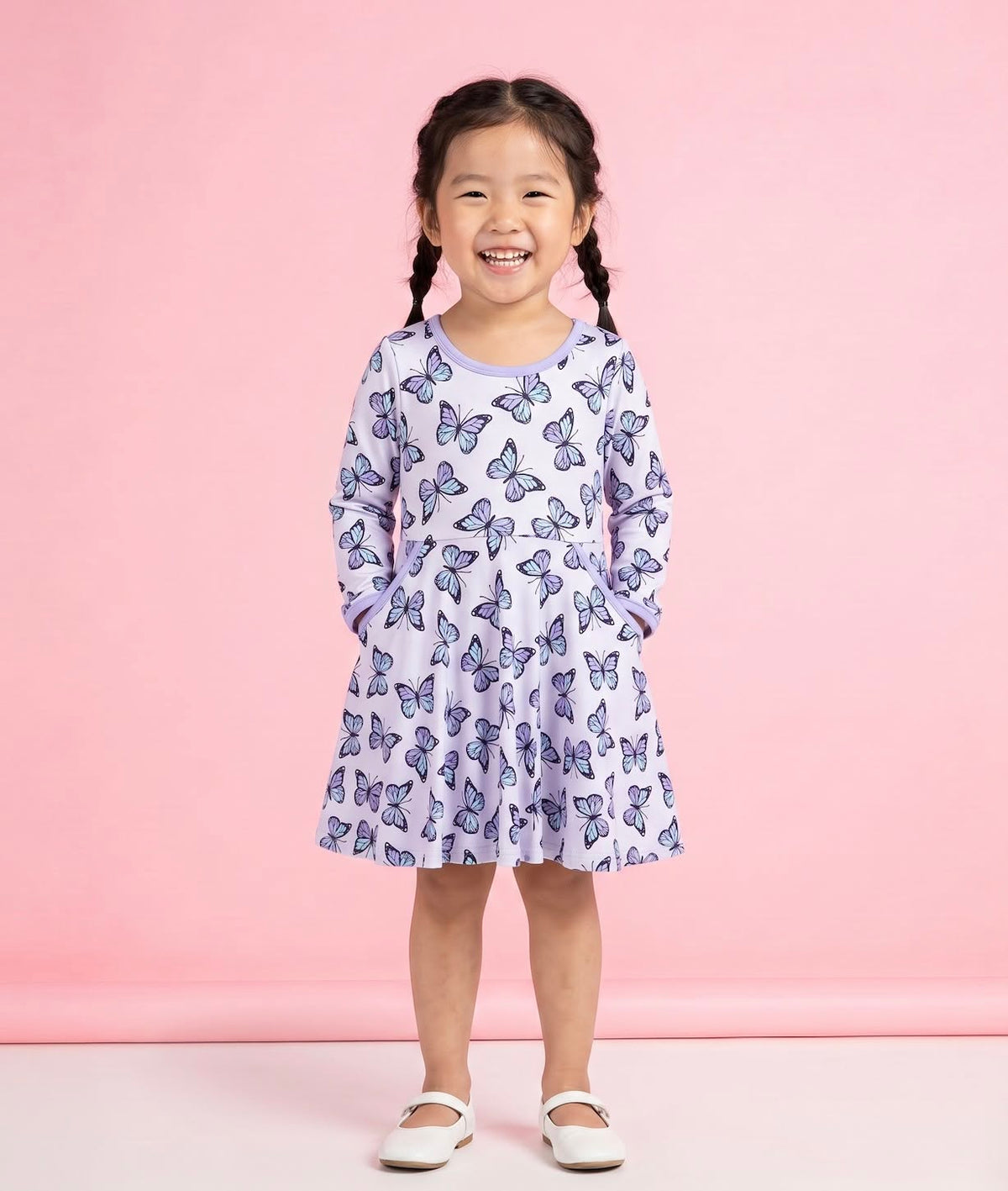Violet Wings Dress