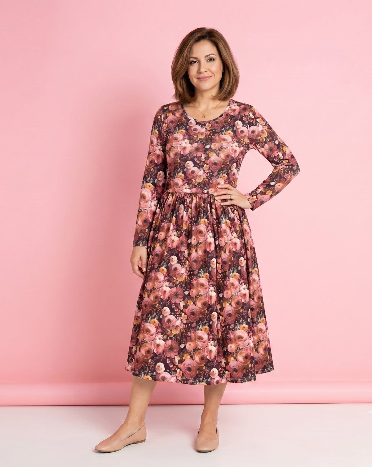 Autumn Embers Mom Dress