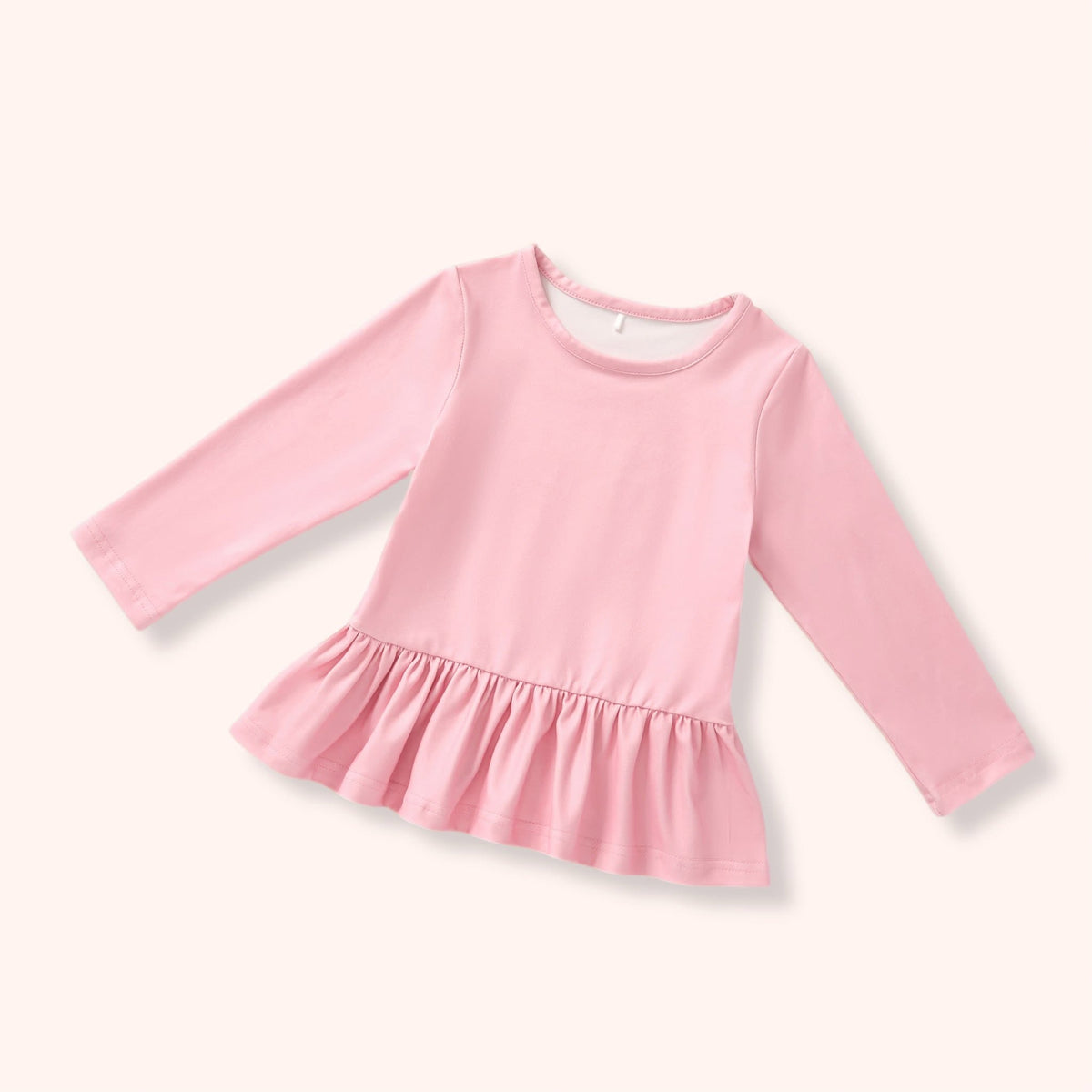 Fall Capsule 2026 Pink Ruffle Peplum Shirt detail