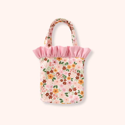 Fall Capsule 2026 Purse - floral ruffle mini tote