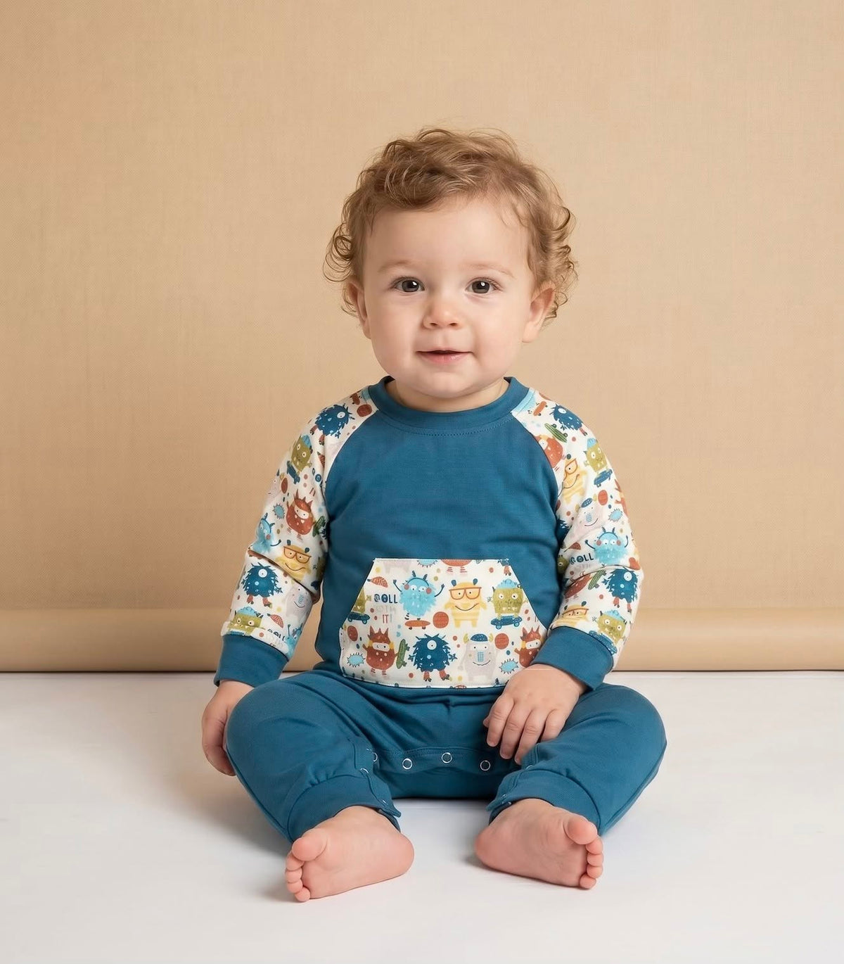 Monster Crew Infant Romper