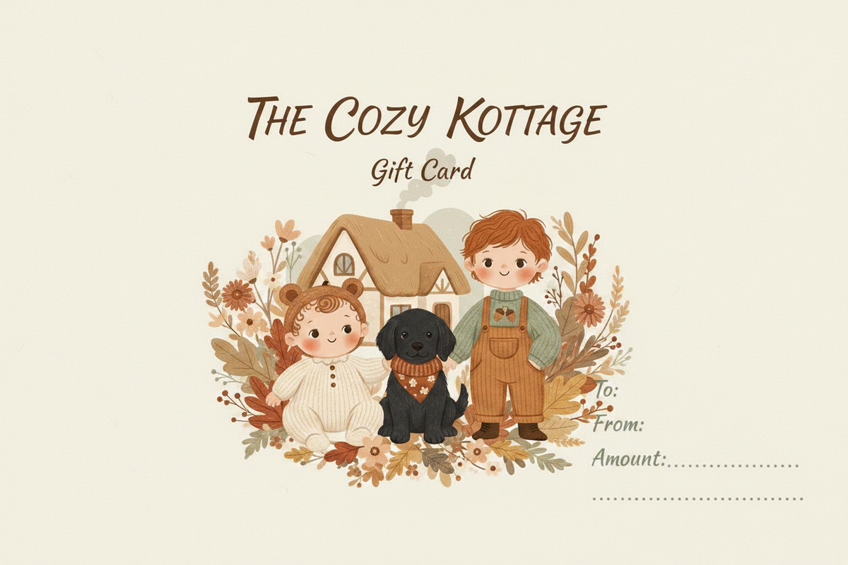 The Cozy Kottage Gift Card - with Black Lab